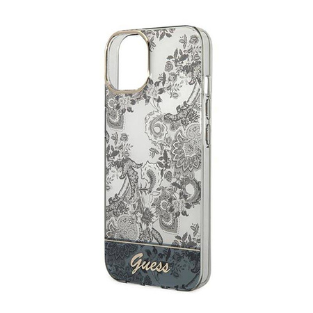 Guess Porcelain Collection - Etui iPhone 14 Plus (szary) (GUHCP14MHGPLHG)