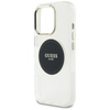 Guess IML Metal Colored Circle Classic Logo MagSafe - Etui do iPhone 16 Pro Max (czarny) (GUHMP16XHTDRCEDK)