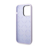Guess Silicone Vintage - Etui iPhone 14 Pro (fioletowy) (GUHCP14LSLSMU)