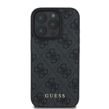 Guess 4G Classic - Etui iPhone 16 Pro (czarny) (GUHCP16LG4GFGR)