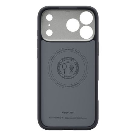 Spigen Nano Pop Mag MagSafe - Etui do iPhone 17 Pro (Black Sesame) (ACS10328)