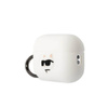 Karl Lagerfeld Silicone NFT Choupette Head 3D - Etui AirPods Pro 2 (biały) (KLAP2RUNCHH)