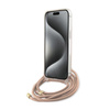 Guess Crossbody Cord 4G Print - Etui iPhone 15 Pro Max (różowy) (GUHCP15XHC4SEP)