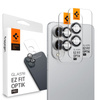 Spigen Optik Pro GLAS.TR EZ Fit Camera Protector 2-Pack - Szkło ochronne na obiektyw do Samsung Galaxy S25 Edge (2 szt)(Czarny) (AGL09413)