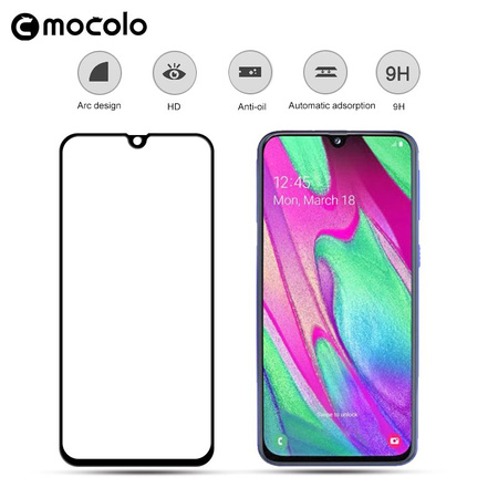 Mocolo 3D 9H Full Glue - Szkło ochronne na cały ekran Samsung Galaxy A40 (Black) (SX4152)