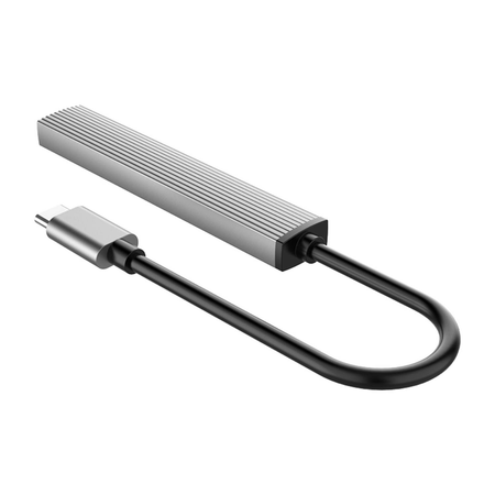 Orico Hub USB-C, USB-A 5Gbps, 3*USB-A 2.0, aluminiowy (AH-13-GY-EP-HW)