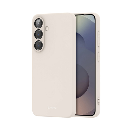 Crong Color Cover - Etui Samsung Galaxy S25 (beżowy) (CRGCOLRSGS25CRM)