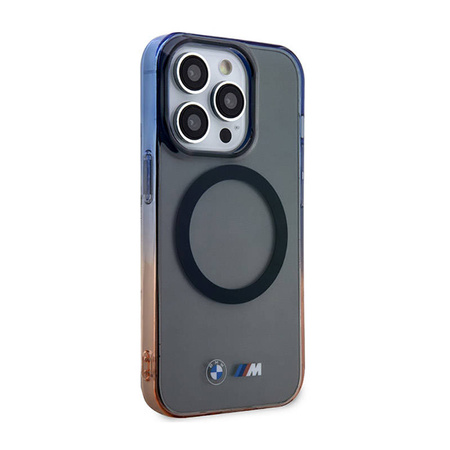 BMW Gradient Bumper MagSafe - Etui iPhone 14 Pro Max (Szary) (BMHMP14XHTGE)