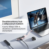 Unitek hub dwukierunkowy USB C/USB A 5Gbps, 4x USB A różowy (H1319APK01)