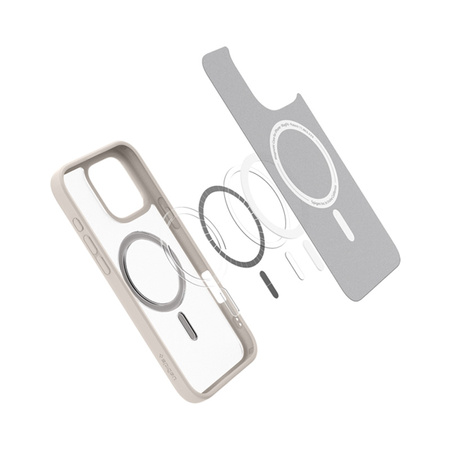 Spigen Ultra Hybrid Mag MagSafe - Etui do iPhone 16 Pro Max (Frost Natural Titanium) (ACS08382)