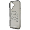 Karl Lagerfeld IML Rhinestones Karl Head - Etui do iPhone 16 (czarny) (KLHCP16SHKHDCELK)