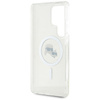 Karl Lagerfeld Button Karl & Choupette Heads Printed Logo MagSafe - Etui Samsung Galaxy S25 Ultra (biały) (KLHMS25LHLSKCH)