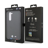 BMW Leather Hot Stamp Tricolor - Etui Samsung Galaxy S23+ (czarny) (BMHCS23M22PTDK)
