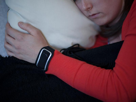 Griffin Sleep Sport Band - Sportowa opaska na rękę do Fitbit, Jawbone i Sony SmartBand (czarny) (GB40139)