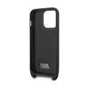 Karl Lagerfeld NFT Monogram Ikonik Patch - Etui iPhone 14 Pro (czarny) (KLHCP14LSTKMK)