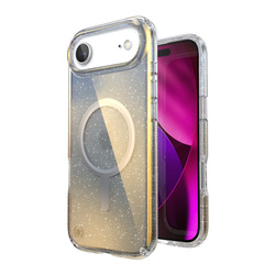 Speck Presidio Lux MagSafe - Etui iPhone Air (Hyper Mirror Glitter / Silver Metallic) (151019-3274)