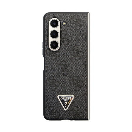 Guess Leather 4G Diamond Triangle - Etui Samsung Z Fold 5 (czarny) (GUHCZFD5P4TDPK)