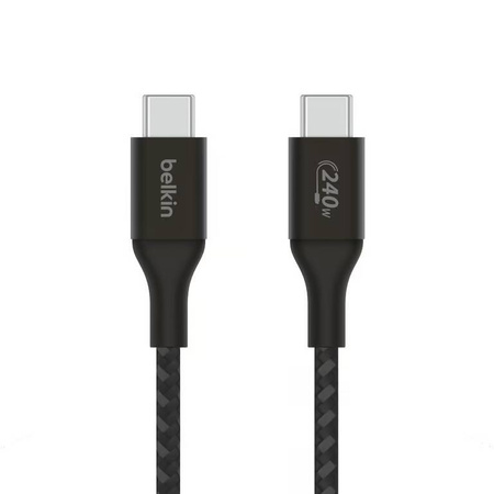 Belkin Kabel BOOST CHARGE USBC-C 240W 1m czarny (CAB015BT1MBK)