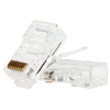 Unitek Wtyk modularny RJ45 (8P8C) Cat. 6 100 szt. - przezroczysty (Y-OT19TP)