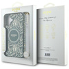 Guess IML Flowers Allover Electro With Pearl Strap MagSafe - Etui iPhone 16 Plus (zielony) (GUHMP16MHCPOFPA)