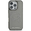 Karl Lagerfeld IML Rhinestones Karl Head - Etui do iPhone 16 Pro (czarny) (KLHCP16LHKHDCELK)