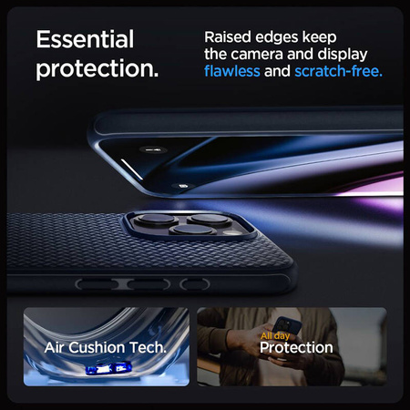 Spigen Mag Armor MagSafe - Etui do iPhone 15 Pro Max (Navy Blue) (ACS06598)