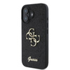 Guess Fixed Glitter Big 4G - Etui iPhone 16 (czarny) (GUHCP16SHG4SGK)