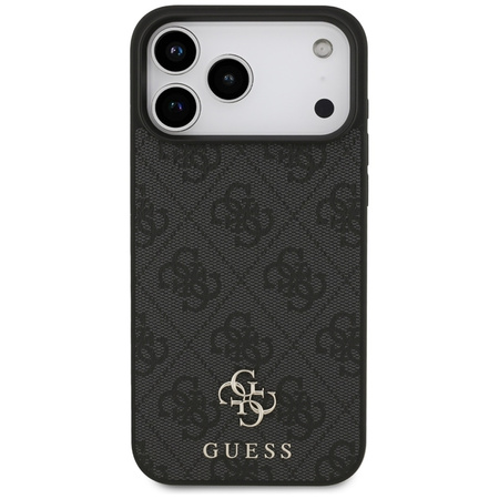 Guess 4G Small 4G and Classic MagSafe - Etui do iPhone 17 Pro Max (czarny) (GUHMP17XP4SM4MK)