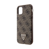 Guess Crossbody 4G Metal Logo - Etui iPhone 11 (brązowy) (GUHCN61P4TDSCPW)