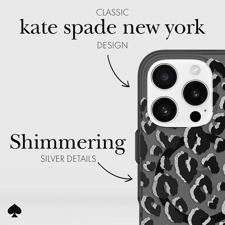 Kate Spade New York Protective MagSafe - Etui iPhone 16 Pro (City Leopard) (KS055048)