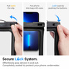 Spigen A610 Universal Waterproof Float Case - Etui do smartfonów do 6.9" (Czarny) (AMP04529)