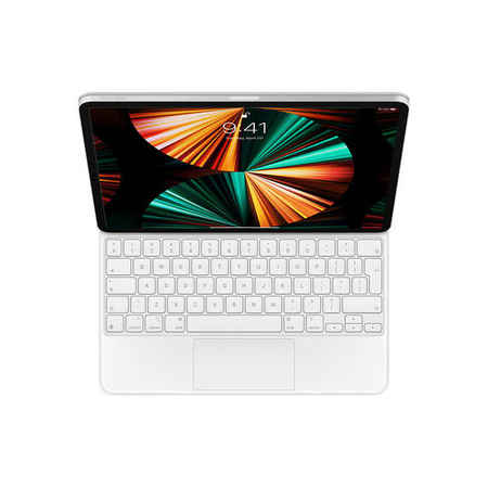 Apple Klawiatura Magic Keyboard do iPada Pro 12,9 cala (5. 4. 3. generacji) – angielski (międzynarodowy) – biały (MJQL3Z/A)