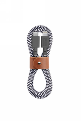 Native Union Belt Cable - kabel USB-C - lightning, 1,2 m (zebra) (BELT-KV-CL-ZEB-2)