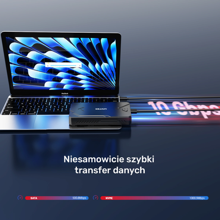 Unitek Obudowa dysku SSD M.2 NVMe i SATA 10Gbps USB (S1229CBK01)