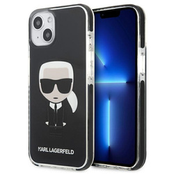 Karl Lagerfeld Fullbody Ikonik - Etui iPhone 13 mini (Black) (KLHCP13STPEIKK)