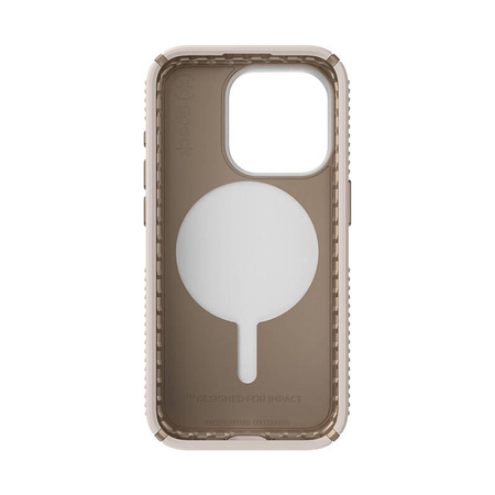 Speck Presidio2 Grip ClickLock & Magsafe - Etui iPhone 15 Pro (Bleached Bone / Heirloom Gold / Hazel Brown) (150447-3214)