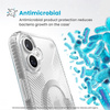 Speck Presidio Perfect-Clear Grip ClickLock & MagSafe - Etui iPhone 16 Plus (Clear / Chrome Finish / Serene Silver) (150716-3199)