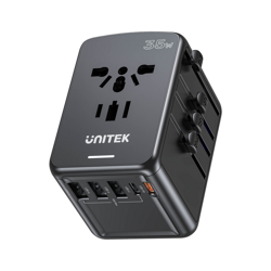 Unitek Ładowarka podróżna EU/US/UK/AUS PD 35 W (P1121ABK01)