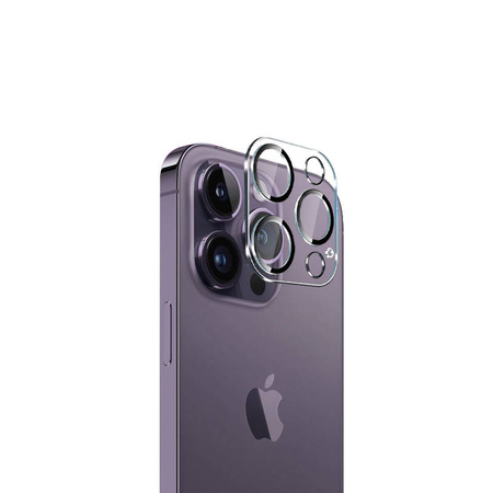 Crong Lens Shield - Szkło na aparat i obiektyw iPhone 14 Pro / iPhone 14 Pro Max (CRG-LSIP14P)