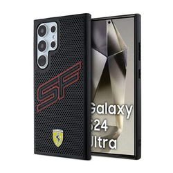 Ferrari Big SF Perforated - Etui Samsung Galaxy S24 Ultra (czarny) (FEHCS24LPINK)
