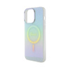 Guess IML Iridescent MagSafe - Etui iPhone 15 Pro Max (turkusowy) (GUHMP15XHITSQ)