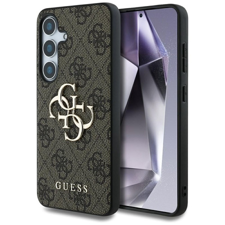 Guess Big 4G Logo Classic Logo - Etui do Samsung Galaxy S25 (brązowy) (GUHCS25S4GMGBR)