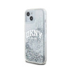 DKNY Liquid Glitter Big Logo - Etui iPhone 15 / 14 / 13 (biały) (DKHCP15SLBNAET)