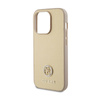 Guess 4G Strass Metal Logo - Etui iPhone 15 Pro (złoty) (GUHCP15LPS4DGPD)