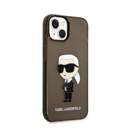 Karl Lagerfeld IML NFT Ikonik - Etui iPhone 14 Plus (czarny) (KLHCP14MHNIKTCK)