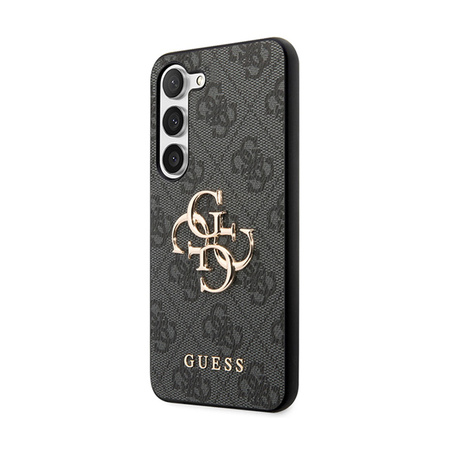 Guess 4G Big Metal Logo - Etui Samsung Galaxy S24 (czarny) (GUHCS24S4GMGGR)