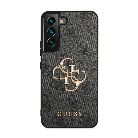 Guess 4G Big Metal Logo - Etui Samsung Galaxy S23 (szary) (GUHCS23S4GMGGR)