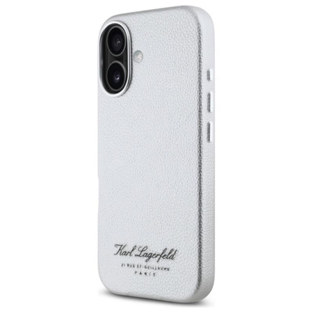 Karl Lagerfeld Hotel RSG - Etui iPhone 16 (szary) (KLHCP16SPGWCMKHG)