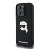 Karl Lagerfeld Silicone Karl Head Print MagSafe - Etui iPhone 16 Pro Max (czarny) (KLHMP16XSKHPPLK)
