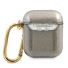 Guess Colored Glitter - Etui Airpods (czarny) (GUA2UCG4GK)